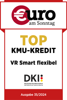Unternehmerkredit Unternehmerkredit: Note Sehr gut im Kreditvergleich der Euro am Sonntag in der Kategorie Preis/Leistung